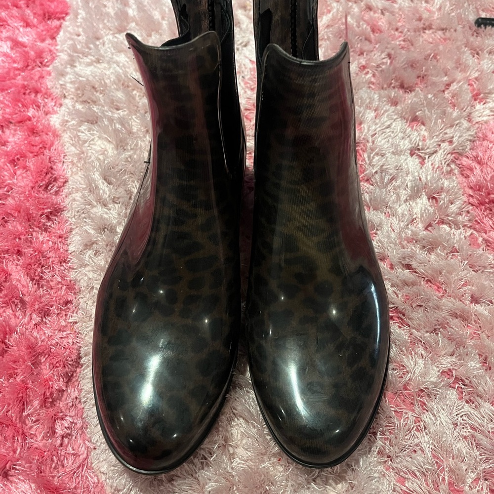 Sam Edelman Leopard Print Ankle Boots